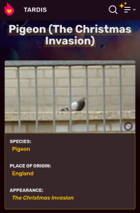 Pigeon (TARDIS wiki)